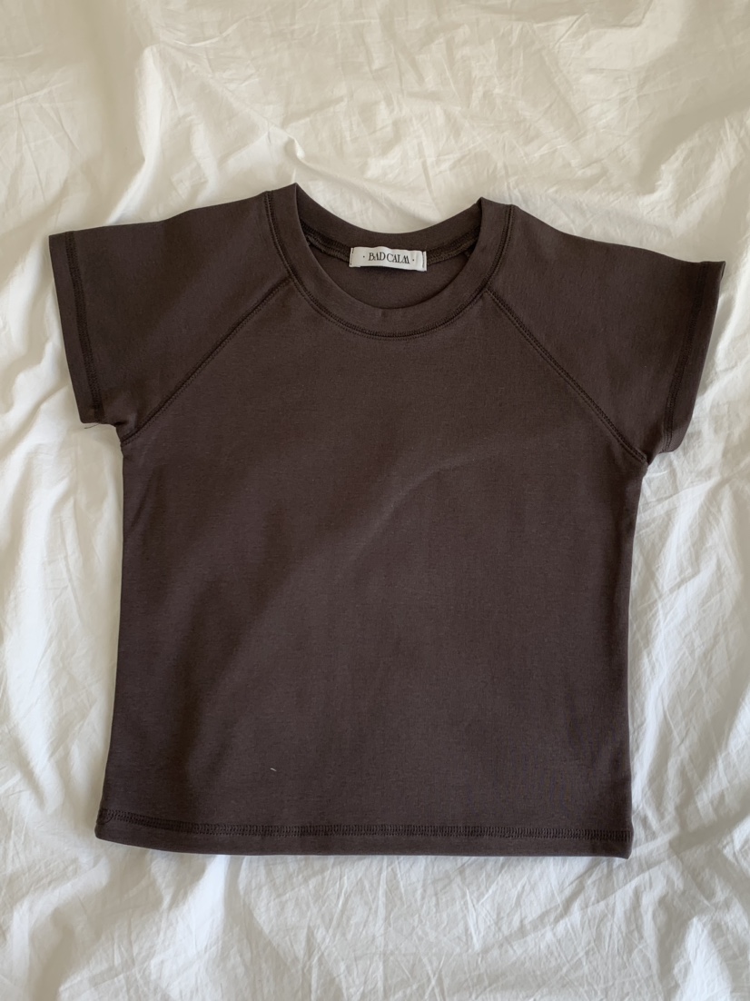 BADCALM韓國直郵女士新款26春夏推薦休閑熱賣職業人氣T恤BADCALMT恤圖色7
