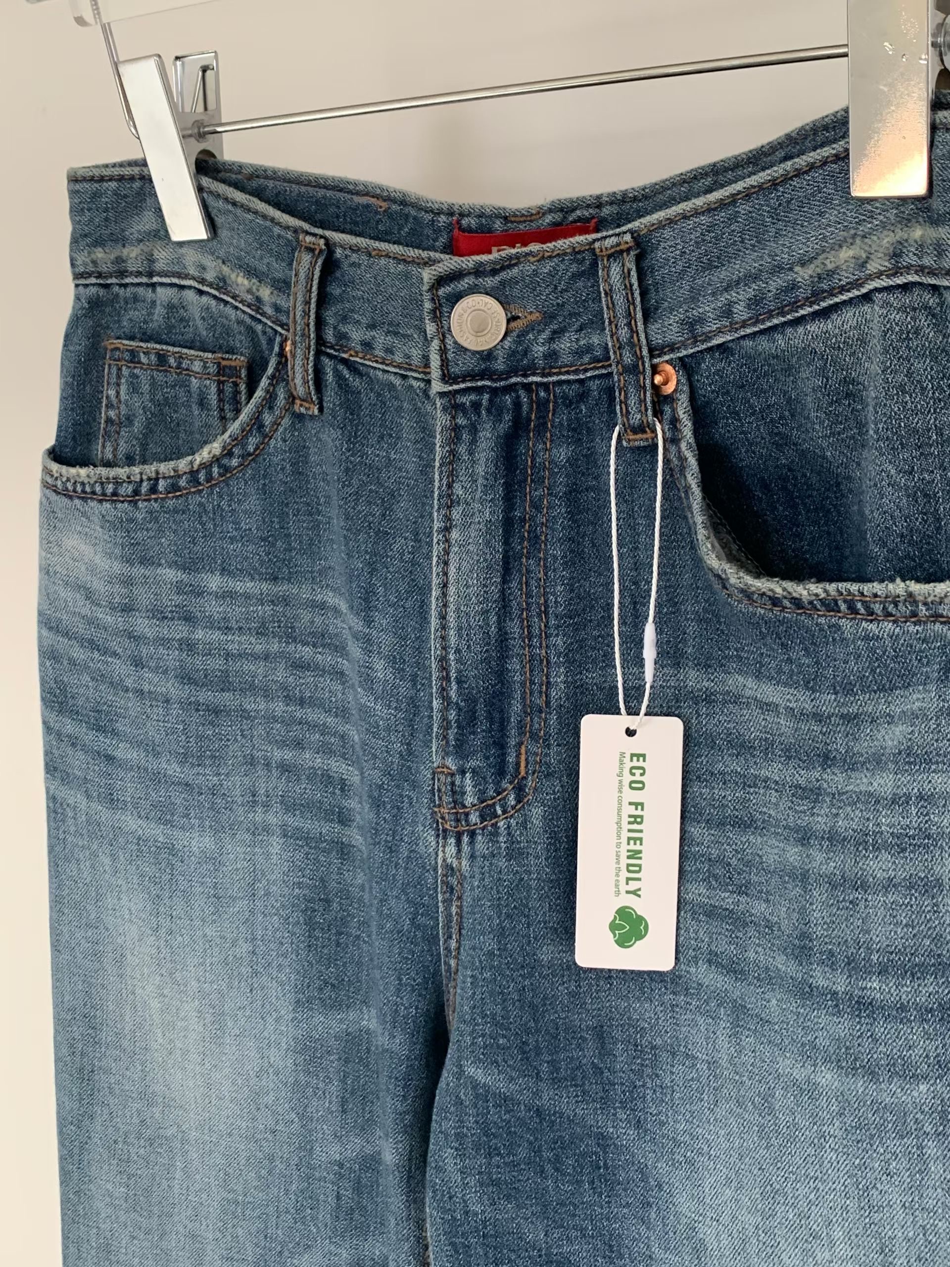 PI2韓國直郵女裝新款人氣熱賣職業26春夏推薦時尚26夏季牛仔褲Pi2牛仔褲