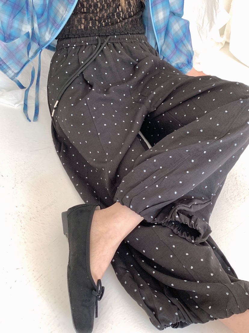 MAISONDEGLORY韓國東大門直郵女裝新款職業休閑休閑褲亞麻MAISON DE GLORY休閑褲