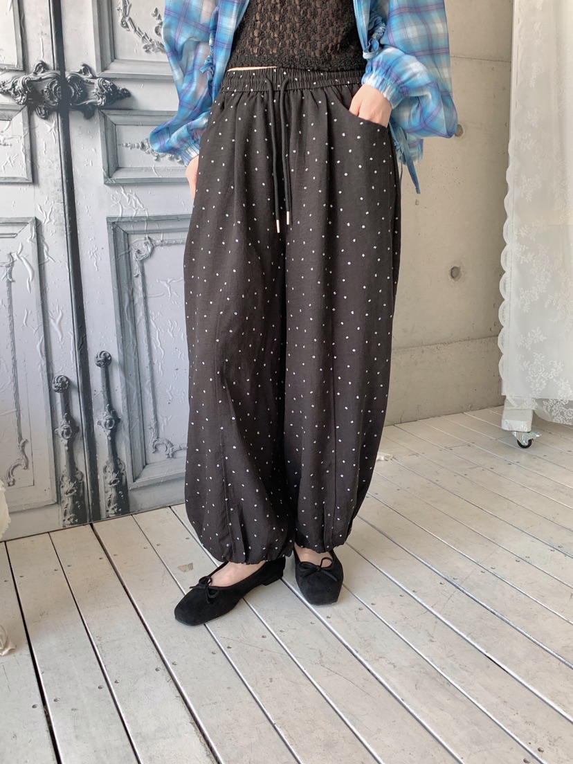 MAISONDEGLORY韓國東大門直郵女裝新款職業休閑休閑褲亞麻MAISON DE GLORY休閑褲圖色1