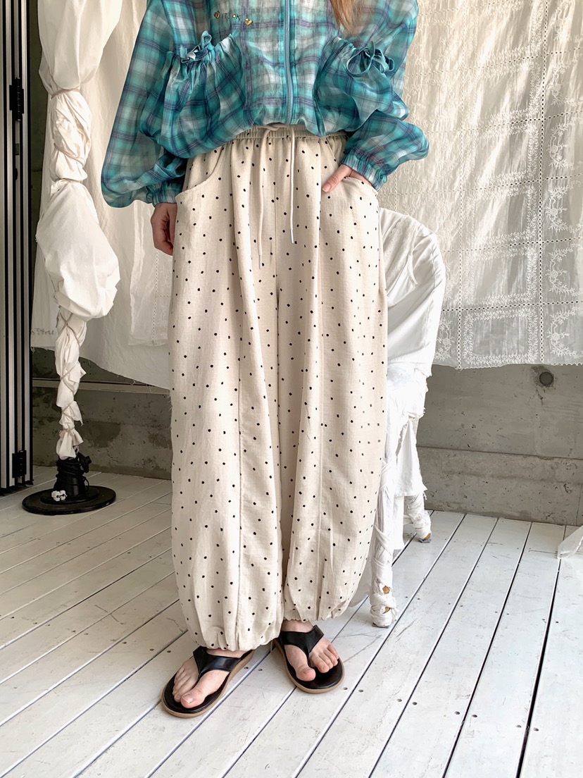 MAISONDEGLORY韓國東大門直郵女裝新款職業休閑休閑褲亞麻MAISON DE GLORY休閑褲圖色2