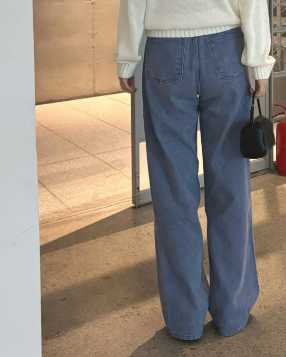 DE ONDO東大門實拍女士新款人氣休閑真品26春夏時尚牛仔褲DE ONDO牛仔褲