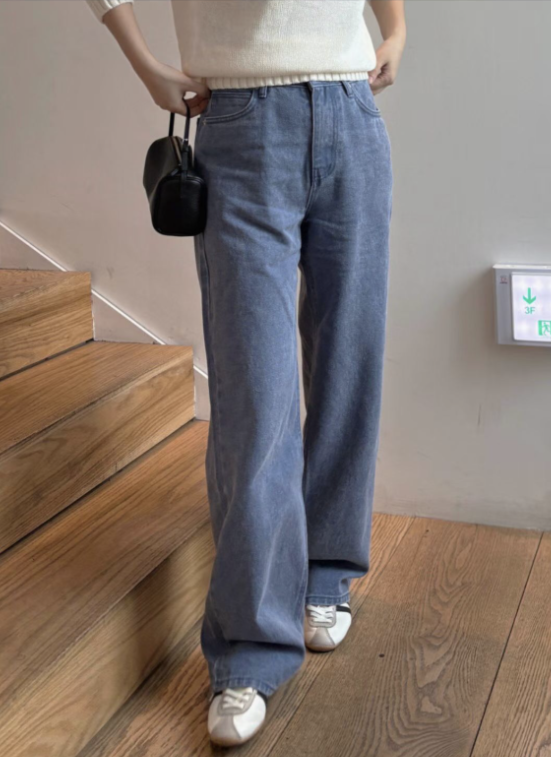 DE ONDO東大門實拍女士新款人氣休閑真品26春夏時尚牛仔褲DE ONDO牛仔褲圖色1