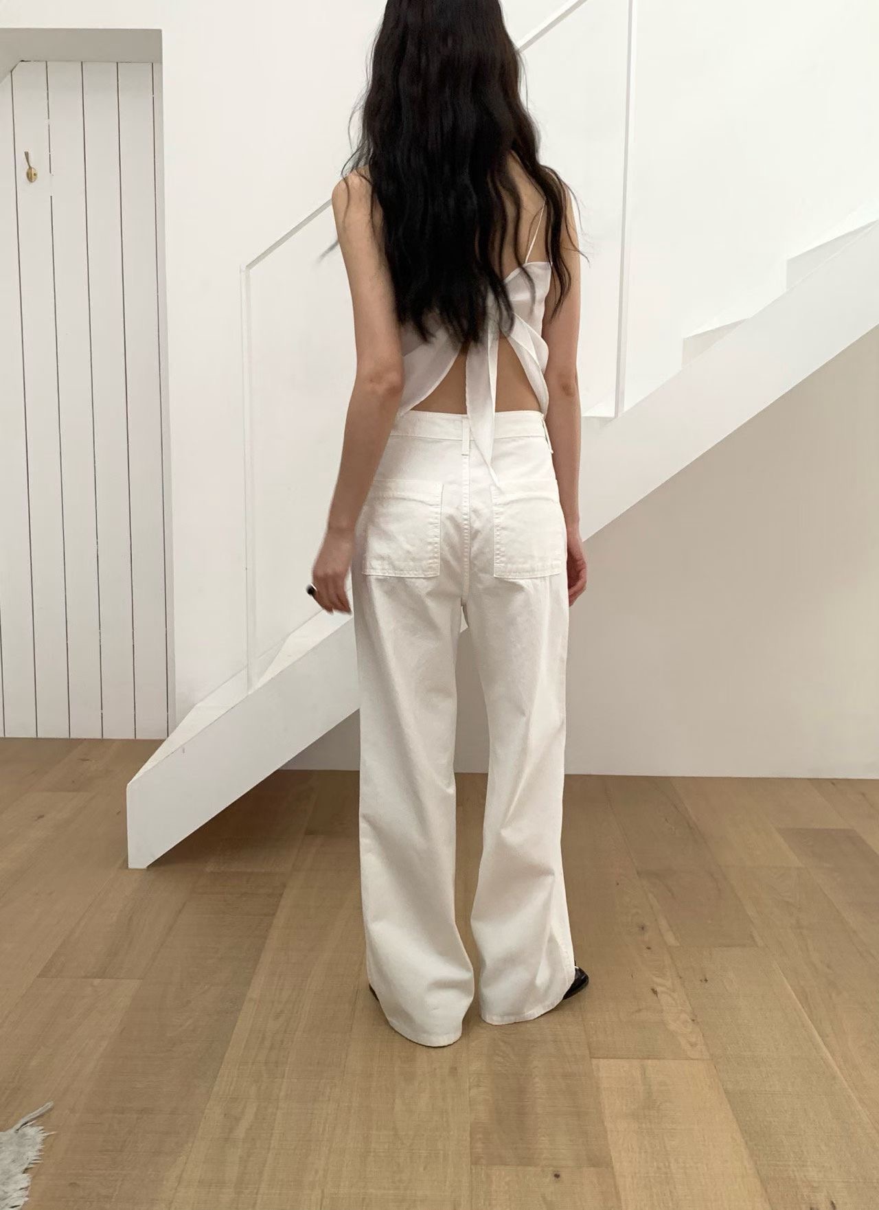 DE ONDO韓國代購女裝新品26春夏時尚職業推薦牛仔褲口袋DE ONDO牛仔褲