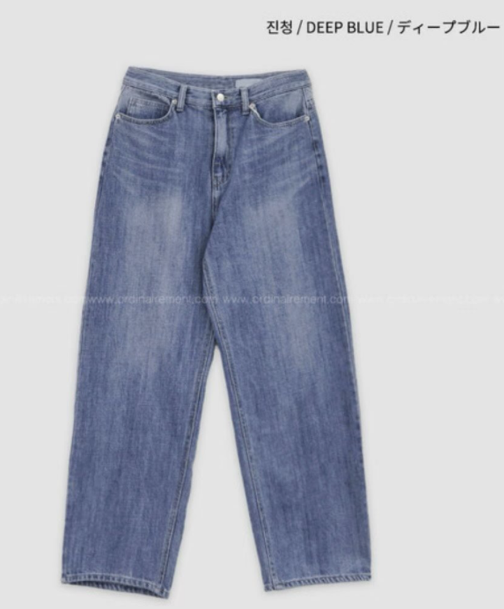 DE ONDO韓國直郵女裝新品時尚職業26夏季人氣26春夏牛仔褲DE ONDO牛仔褲圖色1