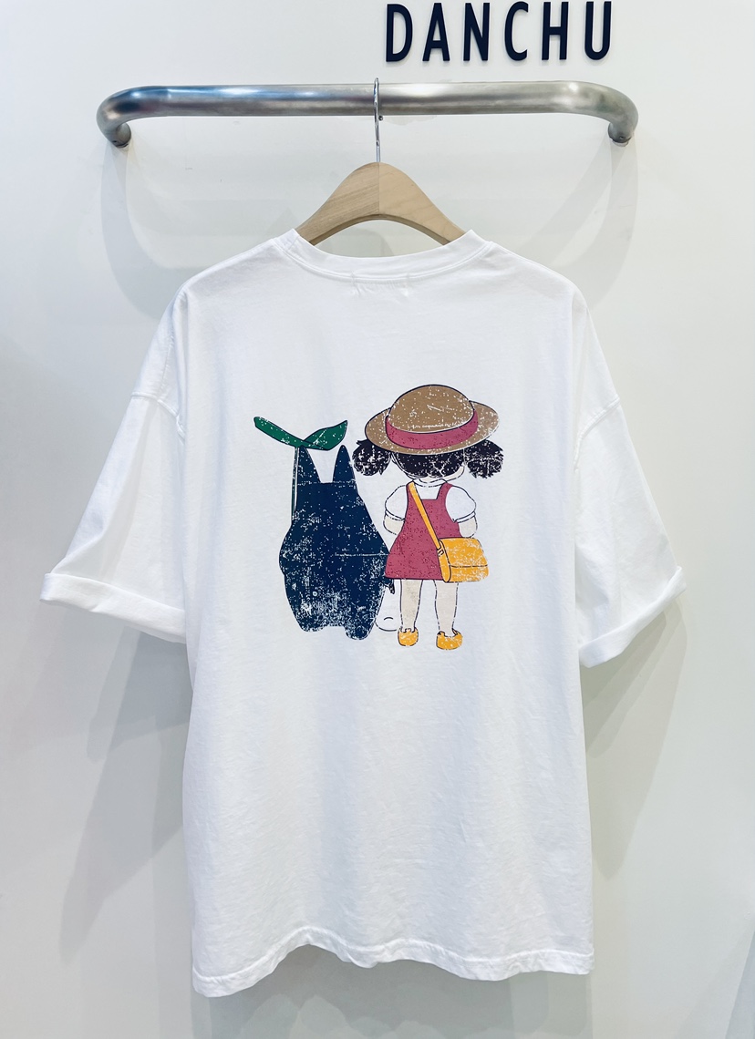 DANCHU韓國東大門代購女士新品26夏季休閑推薦26春夏人氣T恤DANCHUT恤圖色1