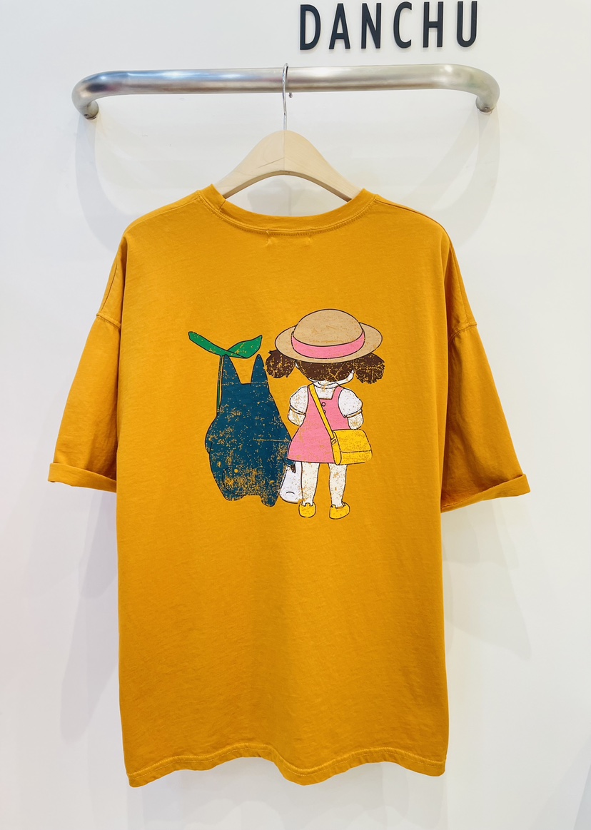 DANCHU韓國東大門代購女士新品26夏季休閑推薦26春夏人氣T恤DANCHUT恤圖色2