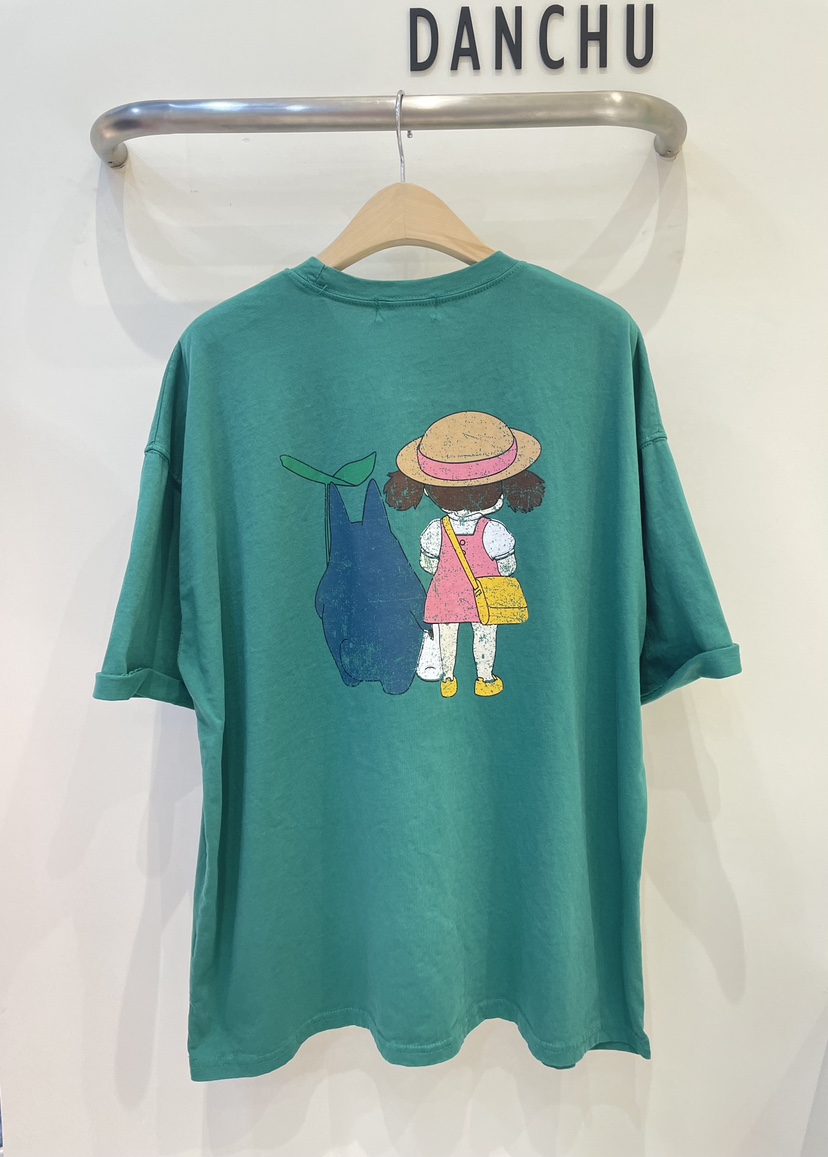 DANCHU韓國東大門代購女士新品26夏季休閑推薦26春夏人氣T恤DANCHUT恤圖色3
