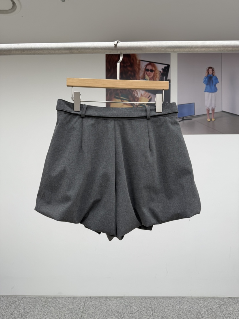 MADE-P韓國直郵女士新品休閑職業推薦時尚26春夏裙褲含腰帶MADE-P裙褲