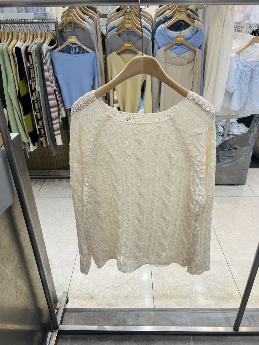 BLACK NOTE韓國東大門代購女裝新款職業熱賣休閑26夏季針織衫BLACK NOTE針織衫圖色2