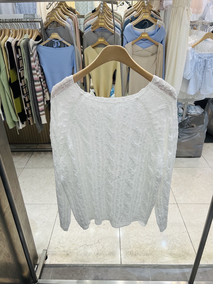 BLACK NOTE韓國東大門代購女裝新款職業熱賣休閑26夏季針織衫BLACK NOTE針織衫圖色3