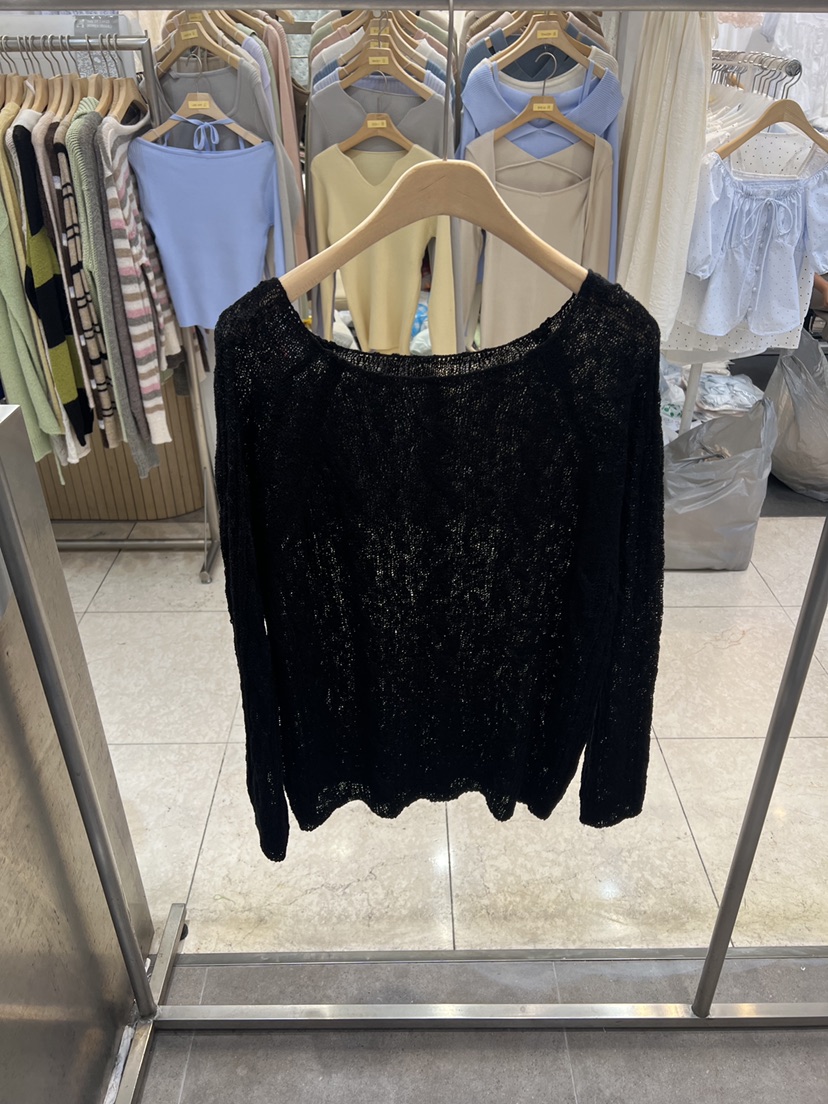 BLACK NOTE韓國東大門代購女裝新款職業熱賣休閑26夏季針織衫BLACK NOTE針織衫圖色4