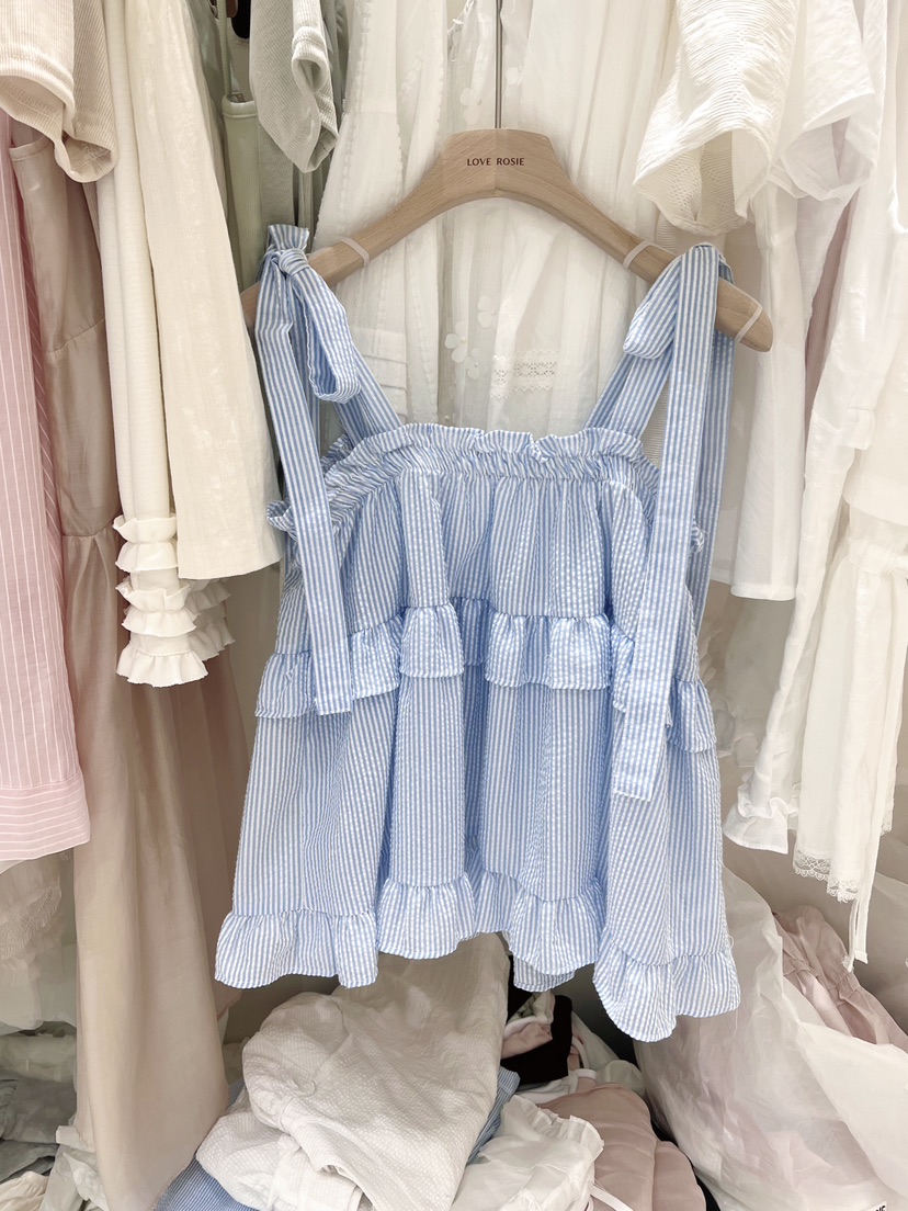 LOVE ROSIE韓國東大門代購女士新品推薦職業26春夏吊帶背心緞LOVE ROSIE吊帶/背心