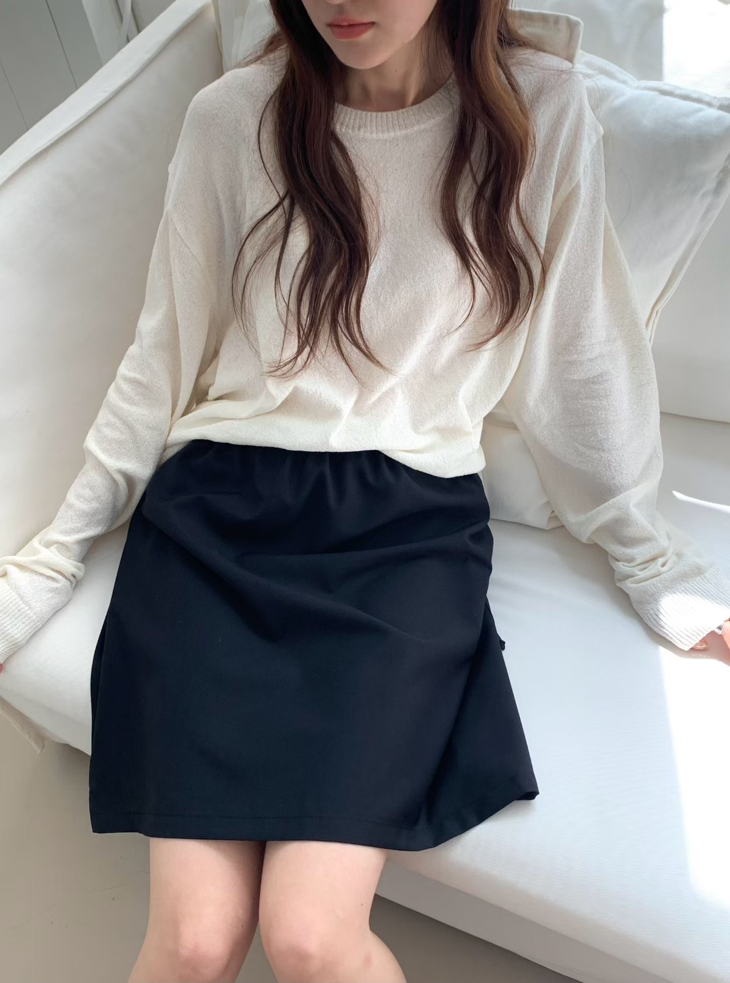 DE ONDO韓國代購女裝新款推薦人氣職業26春夏休閑時尚短裙DE ONDO短裙