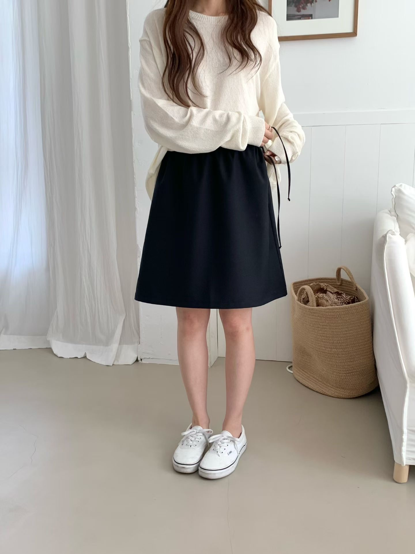 DE ONDO韓國代購女裝新款推薦人氣職業26春夏休閑時尚短裙DE ONDO短裙圖色2