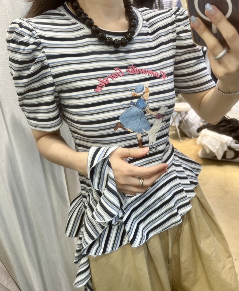 BLUE BANANA韓國直郵女士新品推薦26春夏人氣時尚熱賣T恤BLUE BANANAT恤圖色1