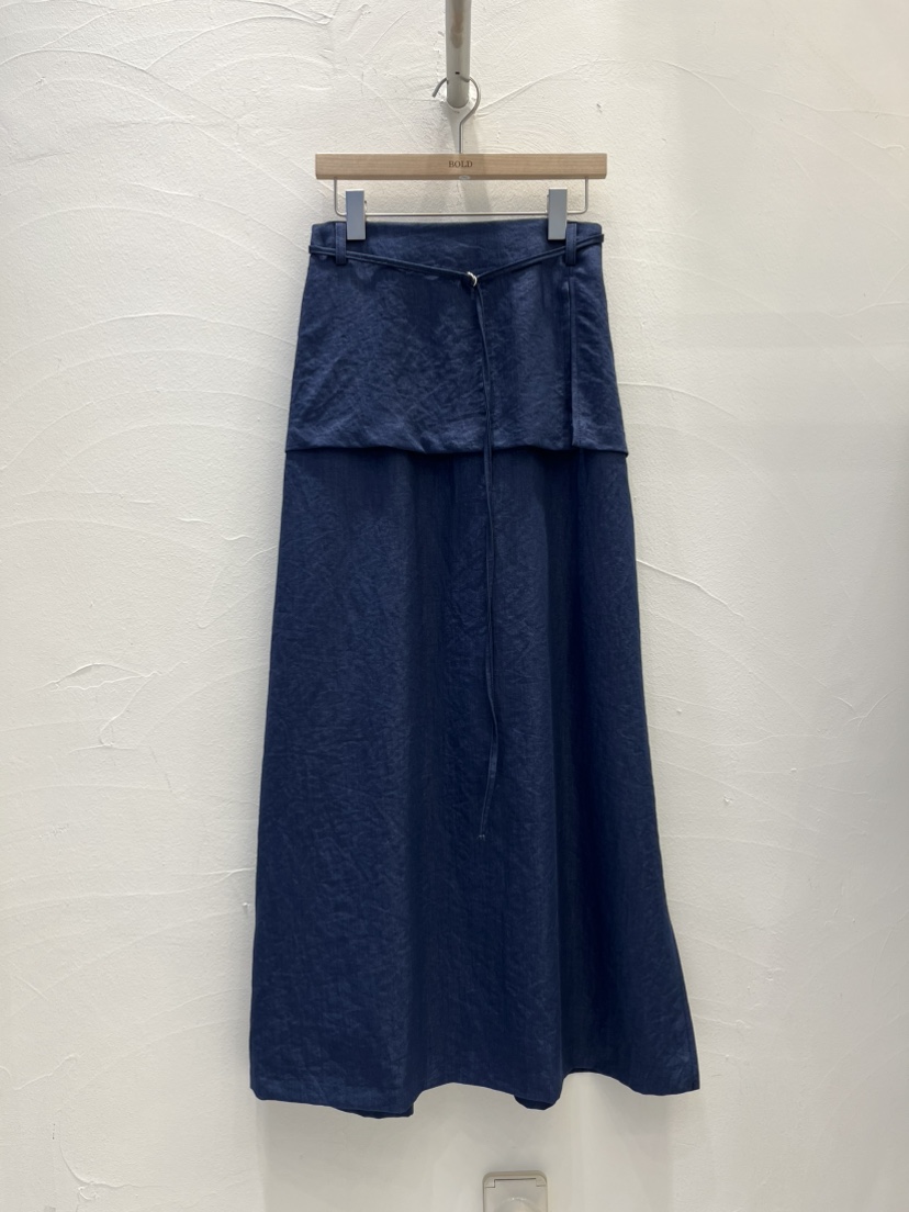 BOLD韓國代購女士新品真品休閑職業熱賣人氣推薦長裙含腰帶BOLD長裙圖色2