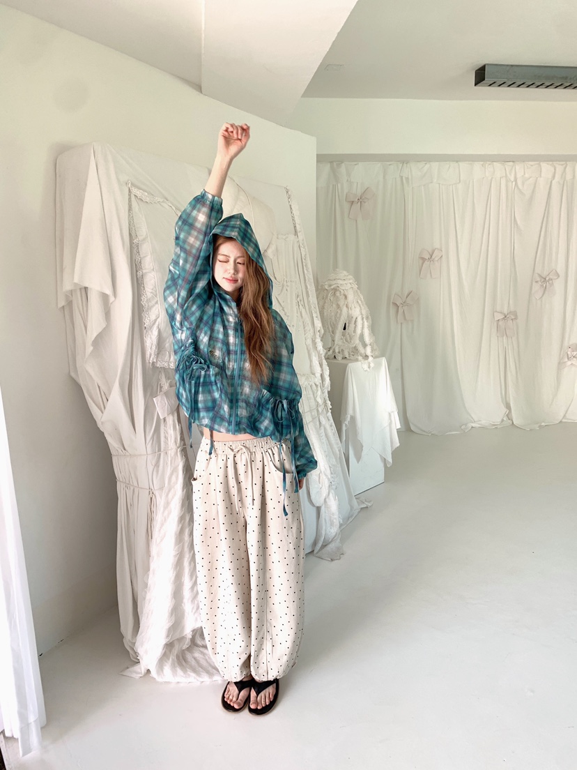 MAISONDEGLORY東大門實拍韓國女裝新款職業休閑人氣夾克格紋MAISON DE GLORY夾克