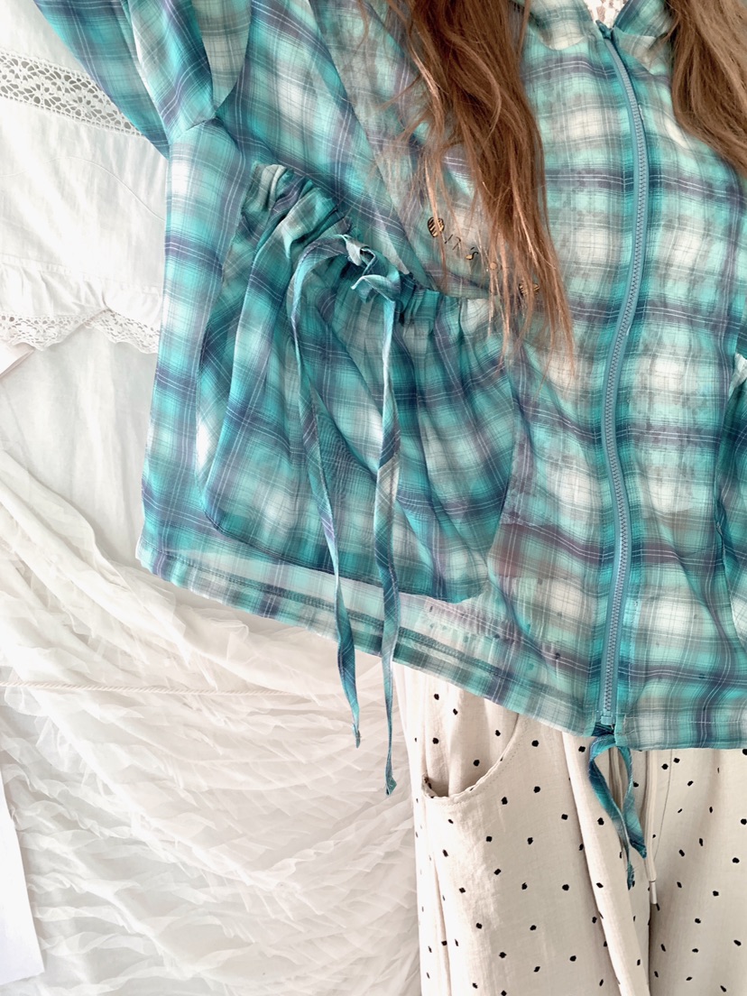 MAISONDEGLORY東大門實拍韓國女裝新款職業休閑人氣夾克格紋MAISON DE GLORY夾克