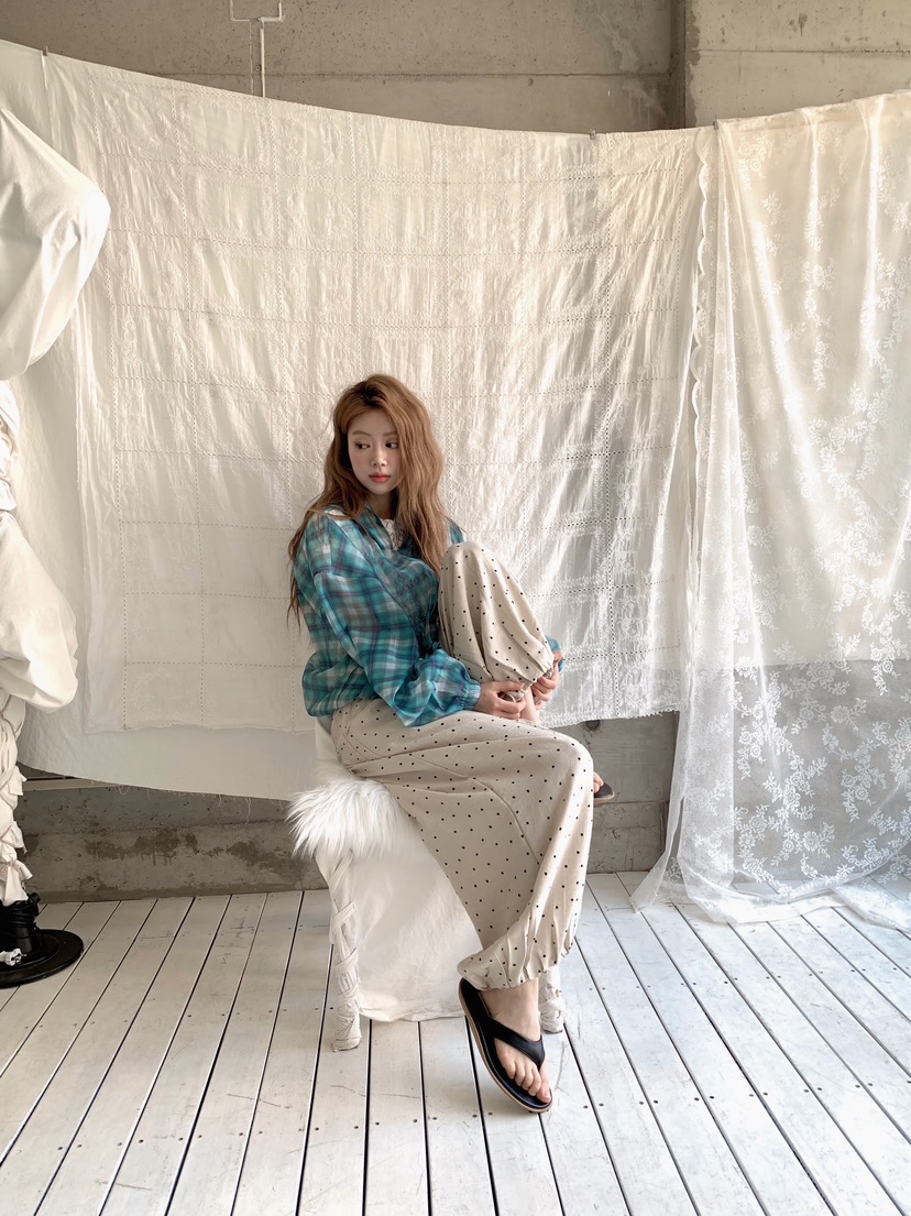 MAISONDEGLORY東大門實拍韓國女裝新款職業休閑人氣夾克格紋MAISON DE GLORY夾克