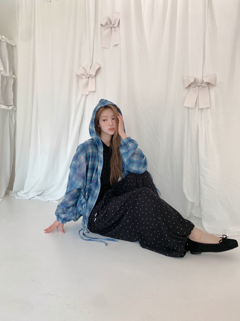 MAISONDEGLORY東大門實拍韓國女裝新款職業休閑人氣夾克格紋MAISON DE GLORY夾克