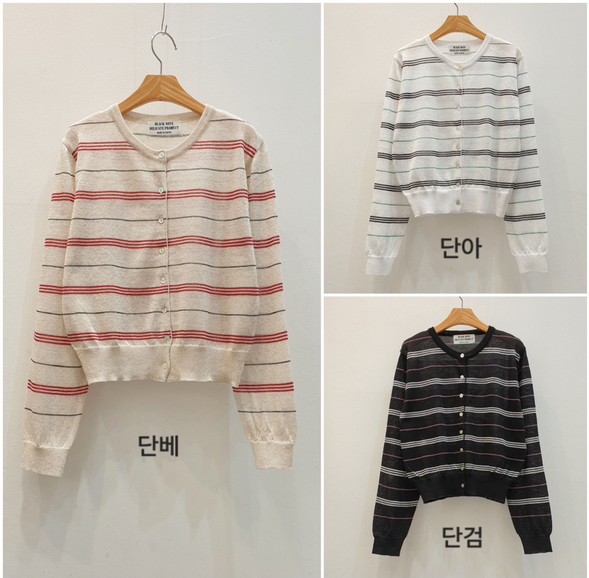 BLACK NOTE韓國代購女士新款熱賣休閑26春夏推薦針織衫開衫BLACK NOTE針織衫