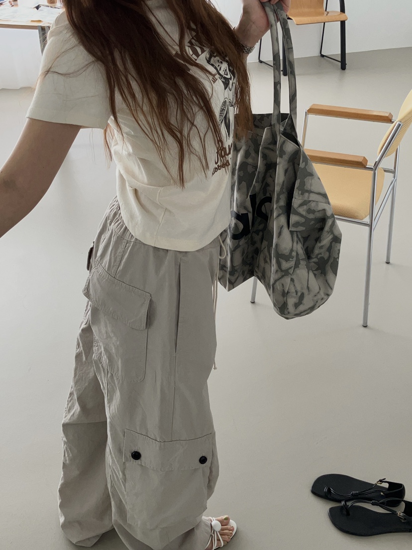 MADE-P韓國直郵女裝新款熱賣26春夏推薦時尚人氣26夏季休閑褲MADE-P休閑褲