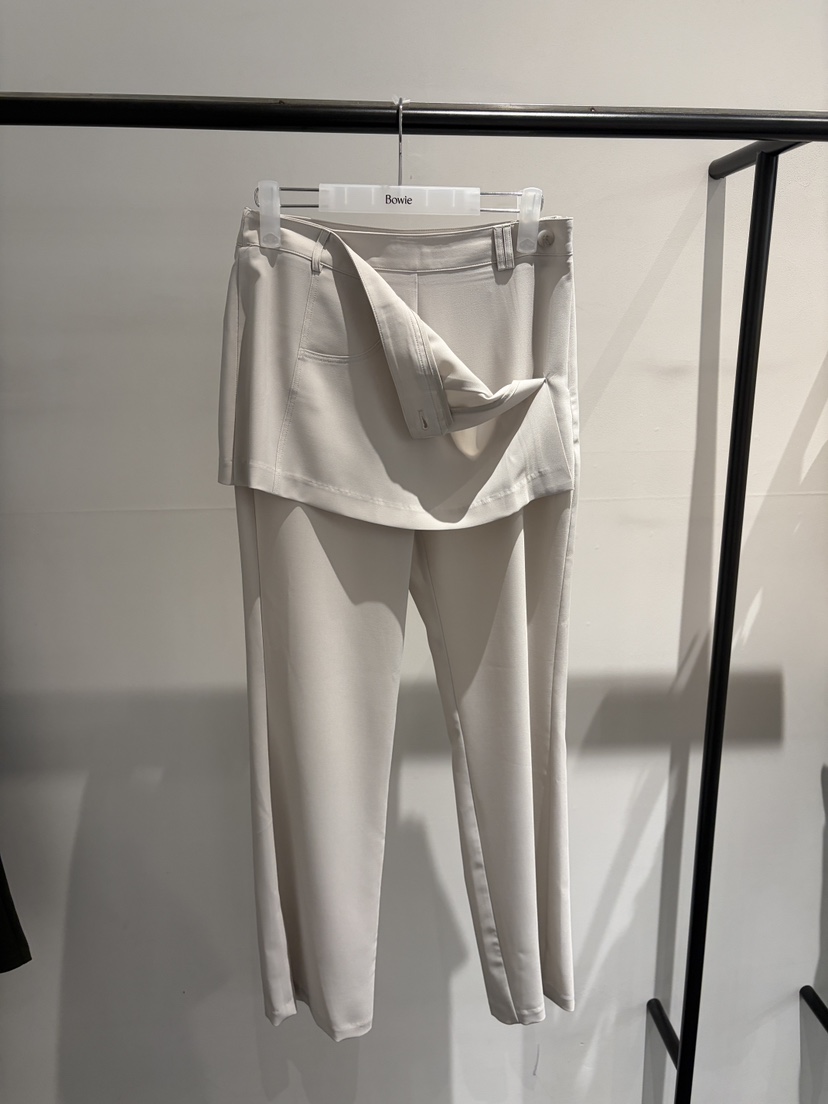 BOWIE韓國直郵女裝新款推薦人氣時尚職業26夏季熱賣休閑裙褲BOWIE裙褲圖色1