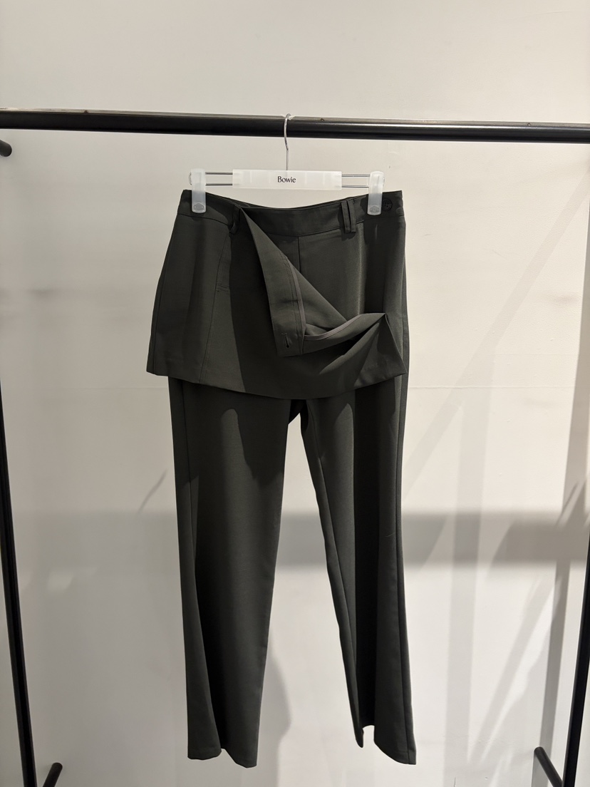 BOWIE韓國直郵女裝新款推薦人氣時尚職業26夏季熱賣休閑裙褲BOWIE裙褲圖色2