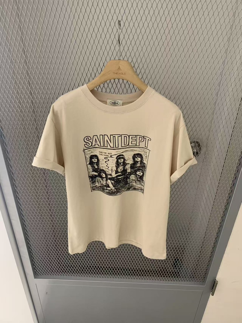 THE ABLE韓國直郵實拍女裝新款26夏季人氣時尚26春夏T恤THE ABLE/TAT恤圖色3