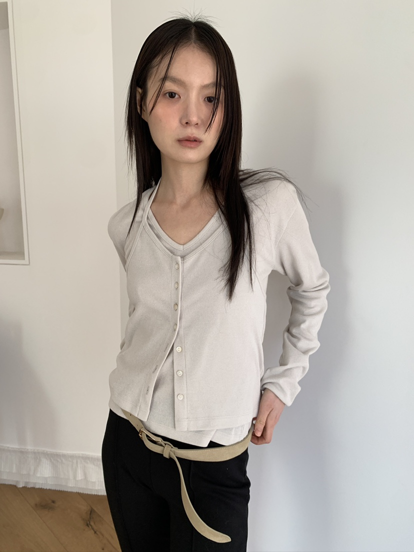 TORRE韓國直郵實拍女裝新款休閑推薦熱賣時尚職業長袖T恤TORRE長袖T恤