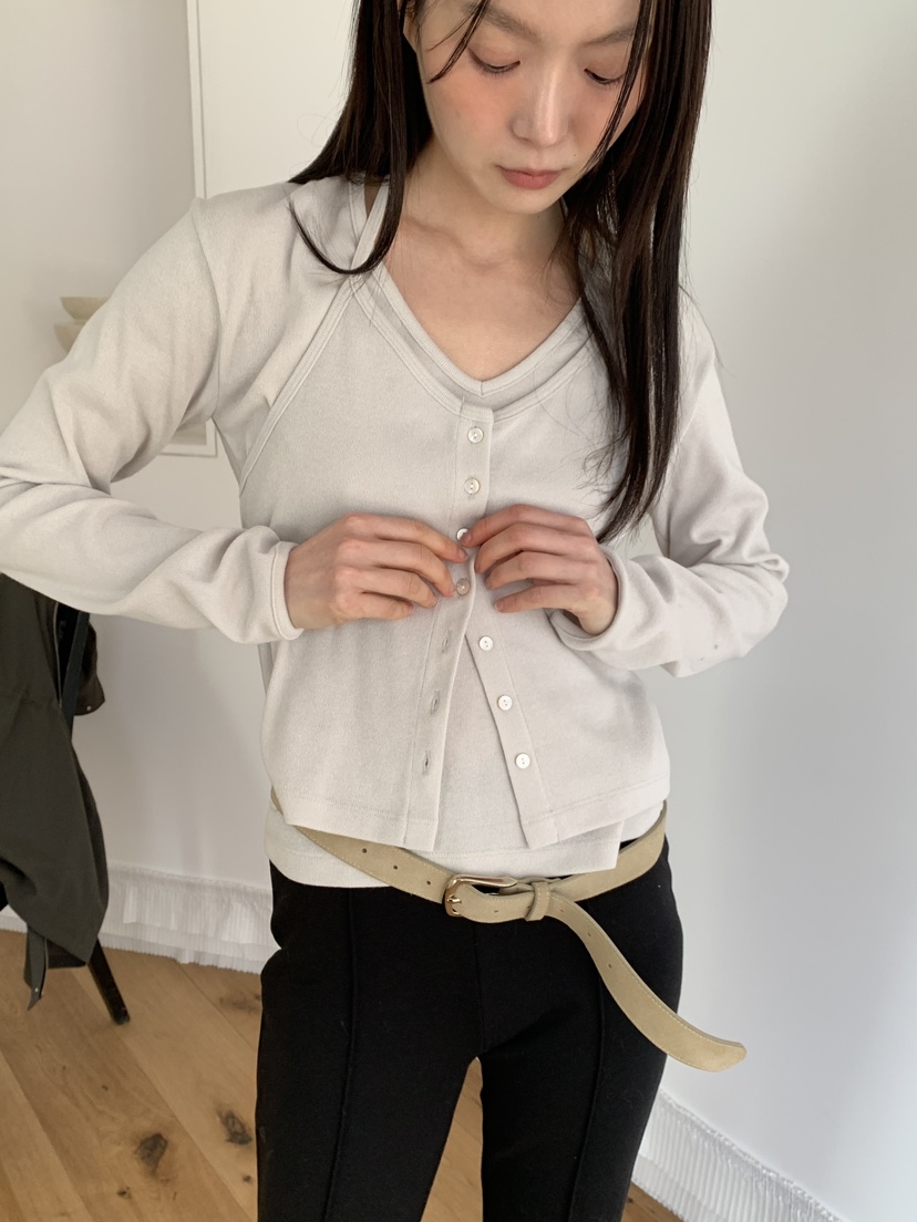 TORRE韓國直郵實拍女裝新款休閑推薦熱賣時尚職業長袖T恤TORRE長袖T恤