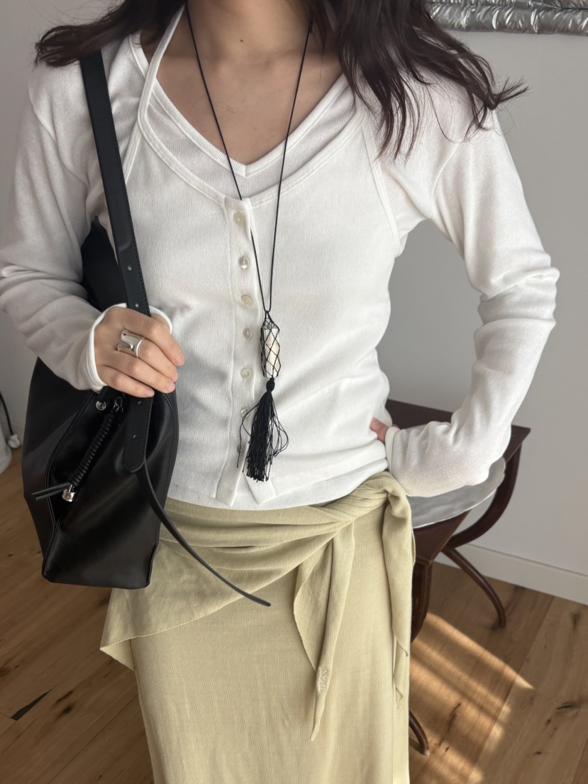 TORRE韓國直郵實拍女裝新款休閑推薦熱賣時尚職業長袖T恤TORRE長袖T恤