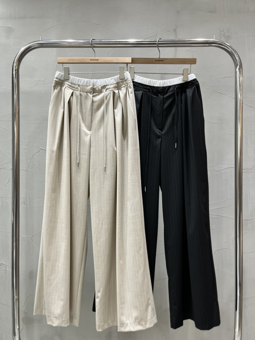 INSSENSE-A韓國直郵女士新品時尚休閑熱賣推薦休閑褲撞色INSSENSE-A休閑褲