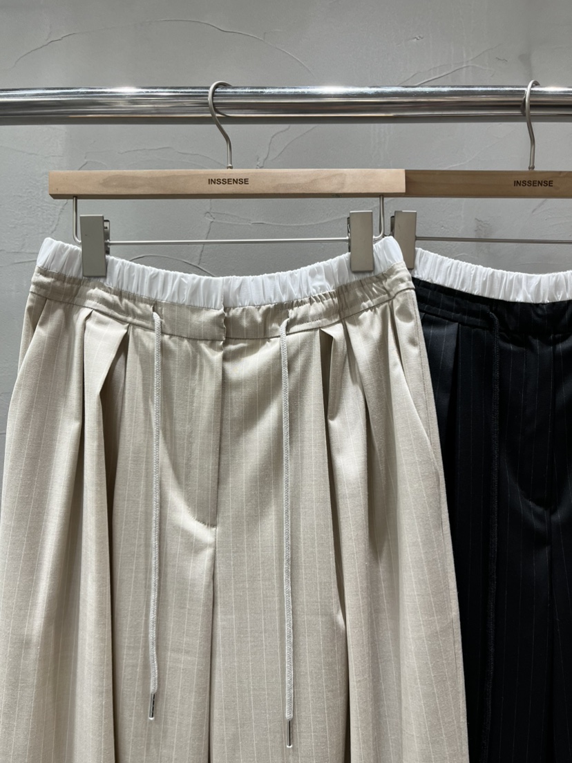 INSSENSE-A韓國直郵女士新品時尚休閑熱賣推薦休閑褲撞色INSSENSE-A休閑褲