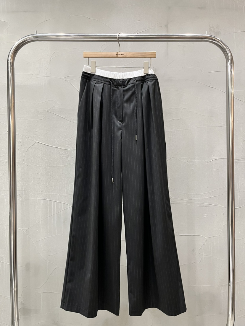 INSSENSE-A韓國直郵女士新品時尚休閑熱賣推薦休閑褲撞色INSSENSE-A休閑褲圖色1