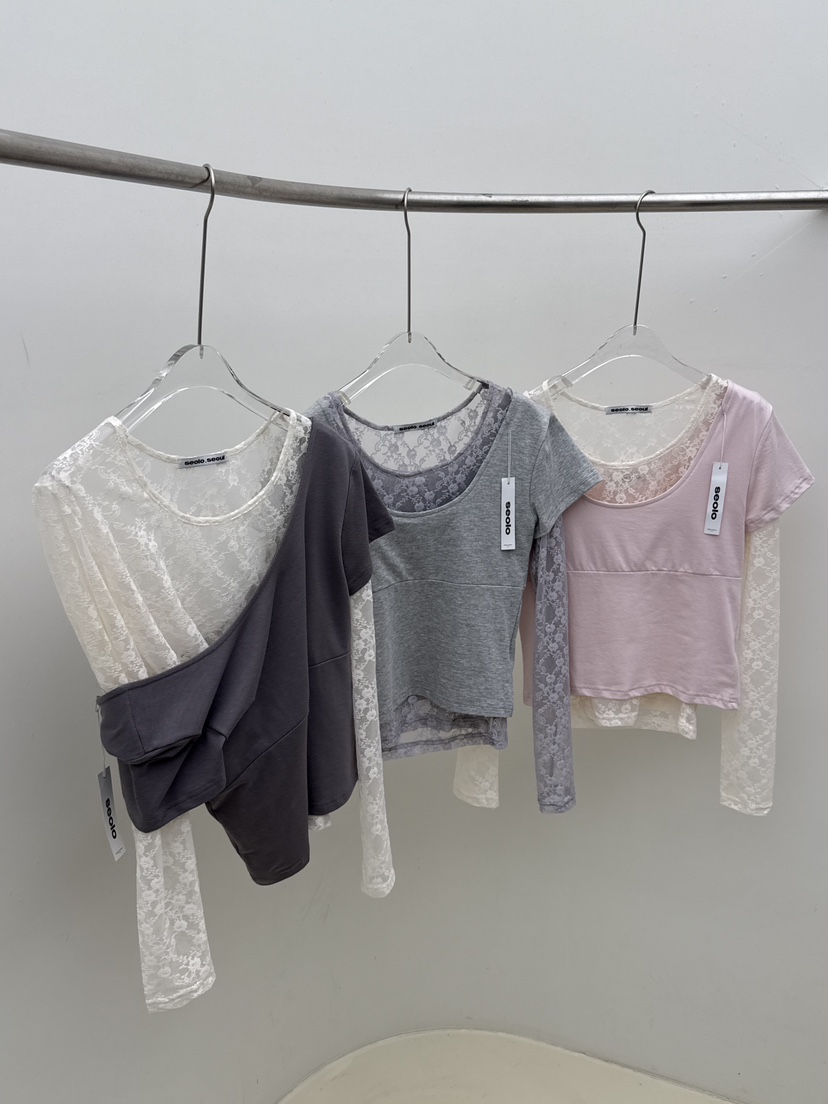 SEOLO東大門實拍女裝新款職業休閑人氣熱賣推薦T恤不含內搭Seolo seoulT恤