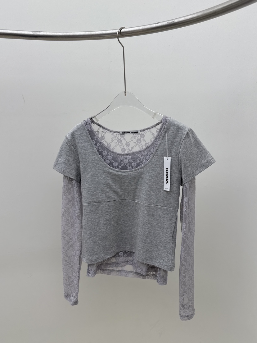 SEOLO東大門實拍女裝新款職業休閑人氣熱賣推薦T恤不含內搭Seolo seoulT恤
