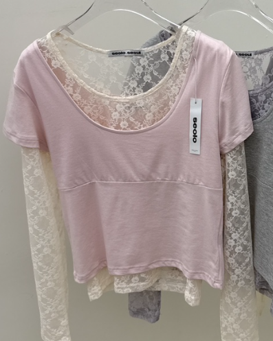 SEOLO東大門實拍女裝新款職業休閑人氣熱賣推薦T恤不含內搭Seolo seoulT恤圖色3