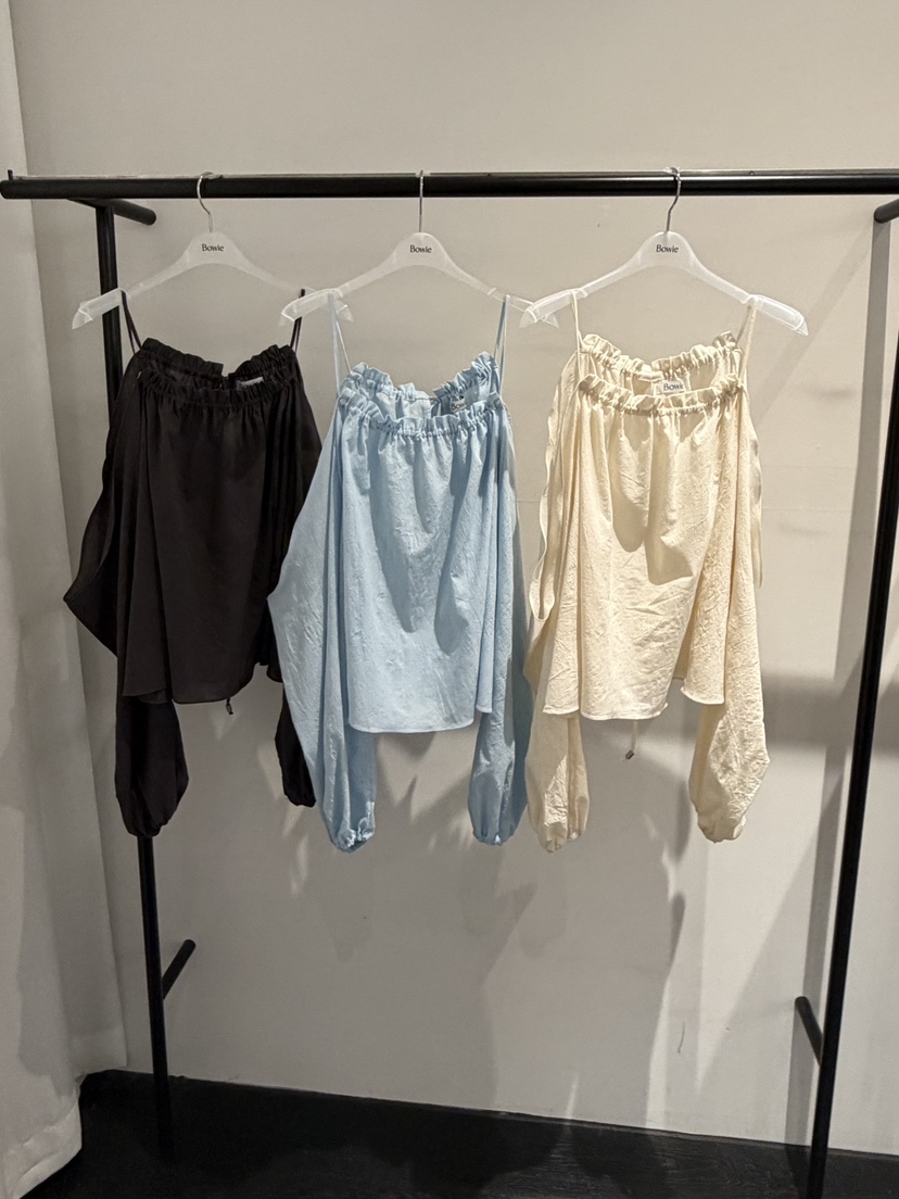 BOWIE東大門代購女裝新品真品推薦26春夏人氣職業襯衫蕾絲衫BOWIE襯衫/蕾絲衫