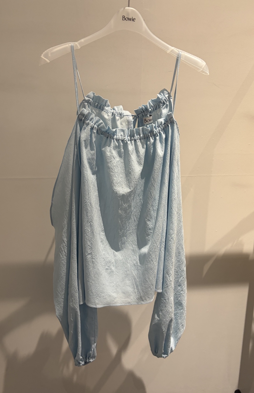 BOWIE東大門代購女裝新品真品推薦26春夏人氣職業襯衫蕾絲衫BOWIE襯衫/蕾絲衫圖色1