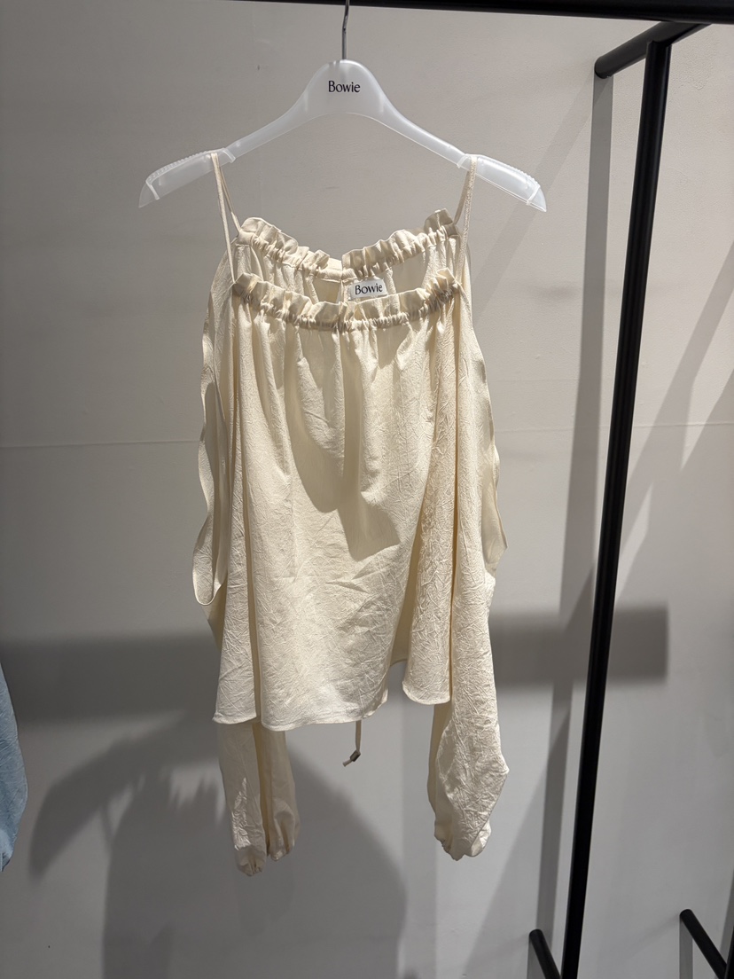 BOWIE東大門代購女裝新品真品推薦26春夏人氣職業襯衫蕾絲衫BOWIE襯衫/蕾絲衫圖色2