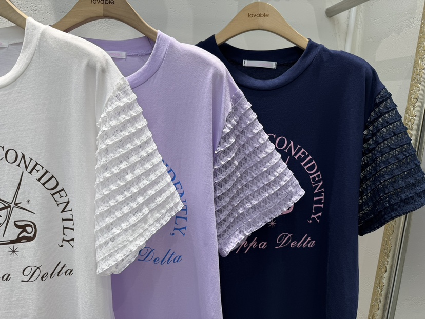 LOVABLE韓國東大門直郵女裝新品推薦休閑26春夏時尚26夏季T恤LOVABLET恤