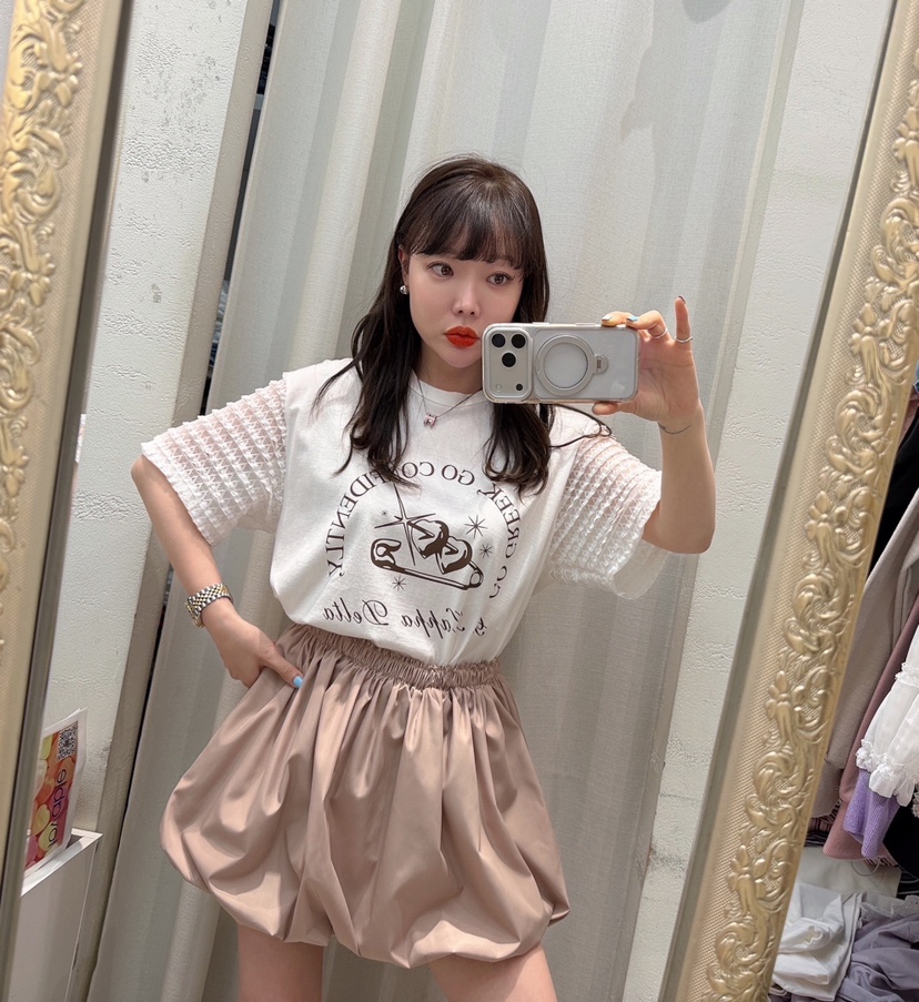 LOVABLE韓國東大門直郵女裝新品推薦休閑26春夏時尚26夏季T恤LOVABLET恤