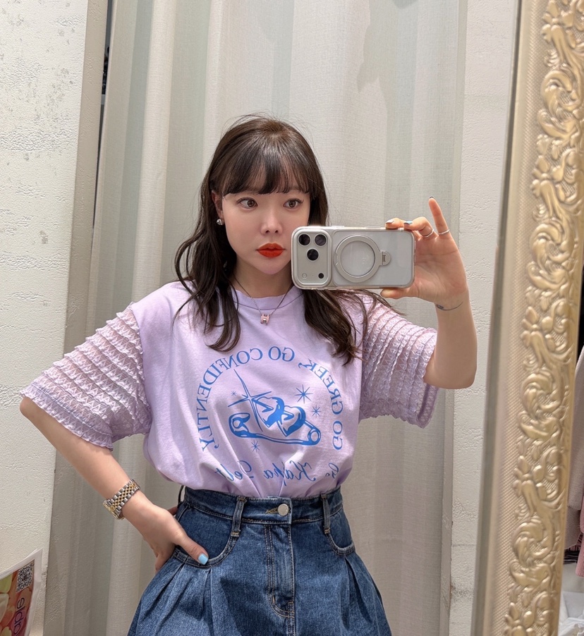 LOVABLE韓國東大門直郵女裝新品推薦休閑26春夏時尚26夏季T恤LOVABLET恤