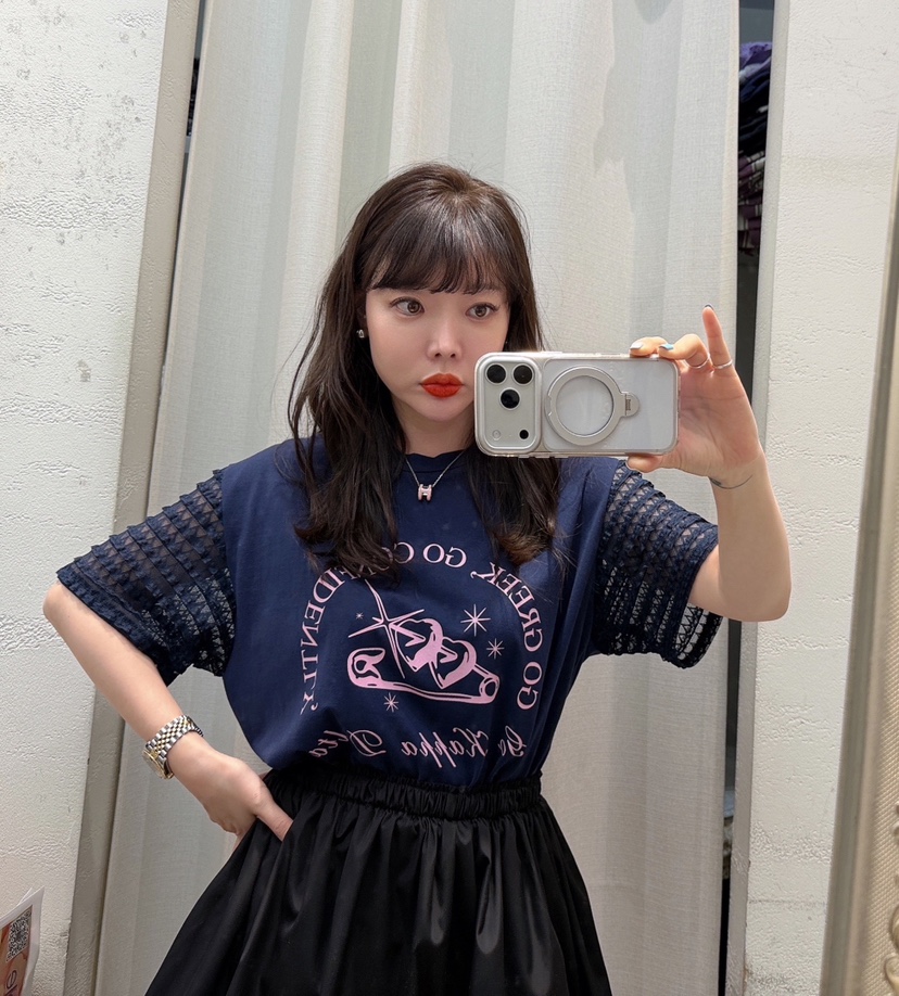 LOVABLE韓國東大門直郵女裝新品推薦休閑26春夏時尚26夏季T恤LOVABLET恤