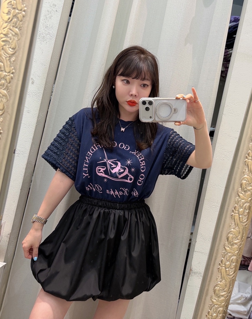 LOVABLE韓國東大門直郵女裝新品推薦休閑26春夏時尚26夏季T恤LOVABLET恤