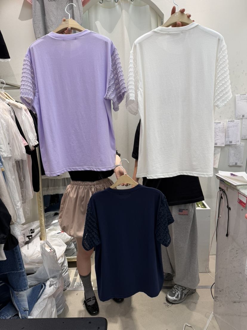 LOVABLE韓國東大門直郵女裝新品推薦休閑26春夏時尚26夏季T恤LOVABLET恤