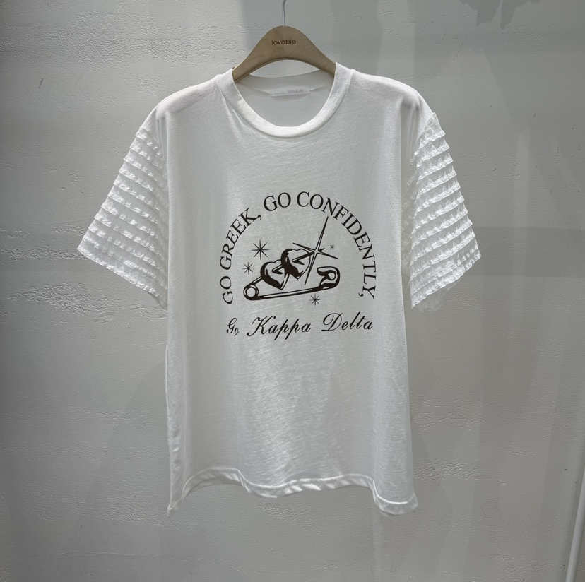 LOVABLE韓國東大門直郵女裝新品推薦休閑26春夏時尚26夏季T恤LOVABLET恤圖色1