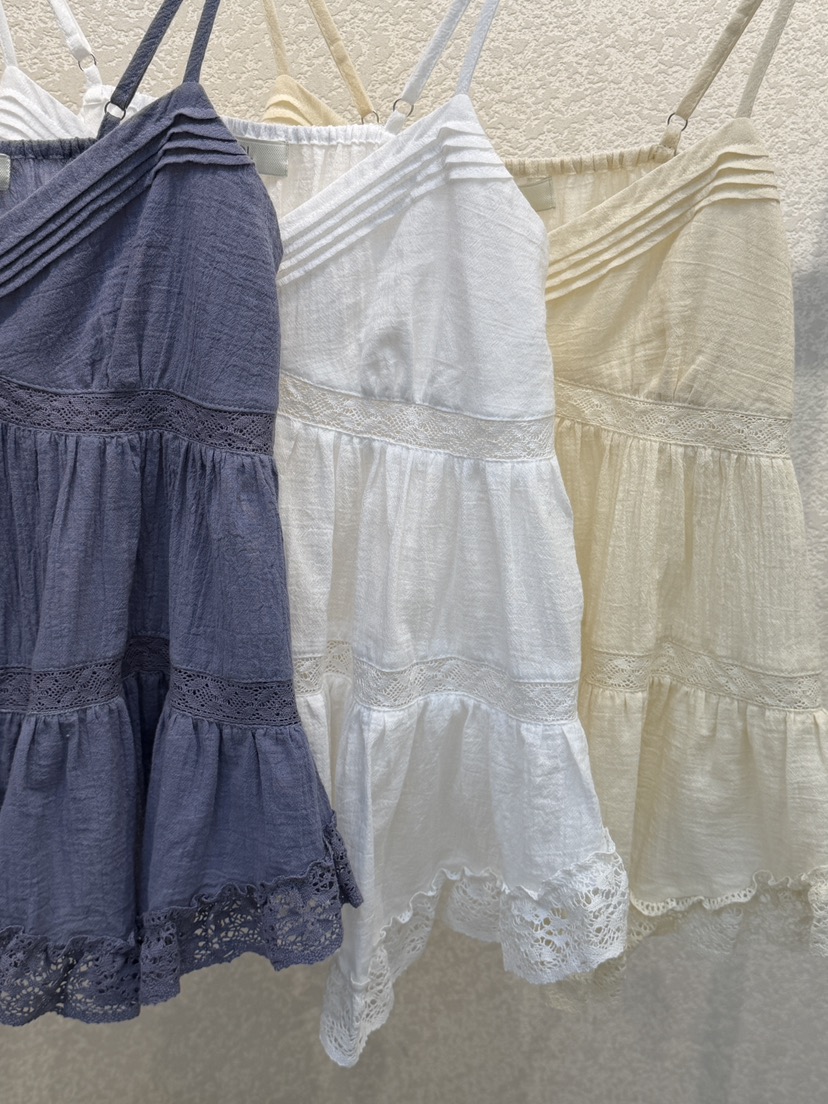 SYMBOL韓國代購女士新款休閑時尚人氣26春夏吊帶背心刺繡紗布SYMBOL吊帶/背心